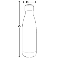 Matte Insulated Water Bottle 500 ml