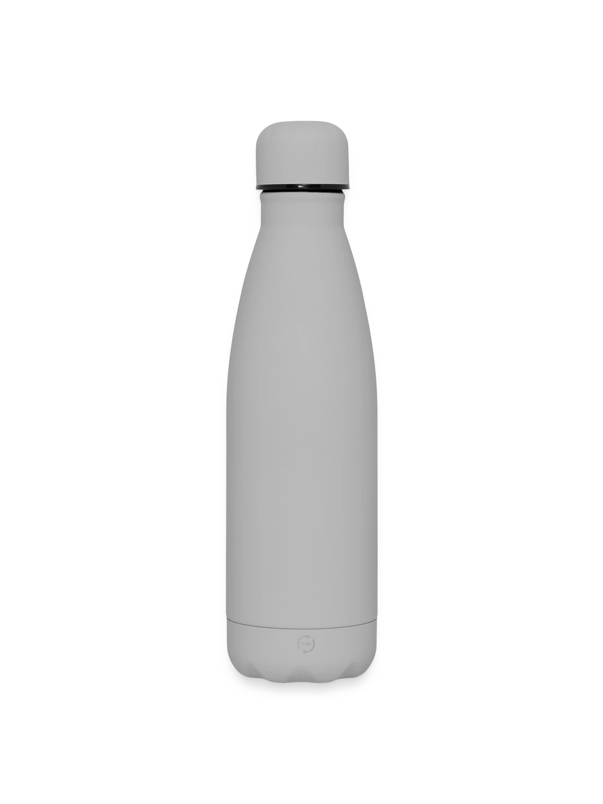 Bouteille isotherme SOFT TOUCH 500 ml - gris - Devant