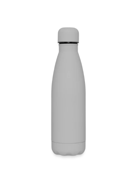 Bouteille isotherme SOFT TOUCH 500 ml - gris - Dos