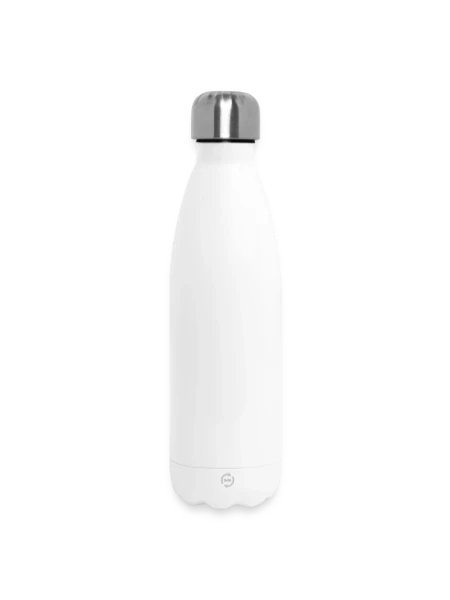 Insulated Water Bottle 500 ml - white - Front