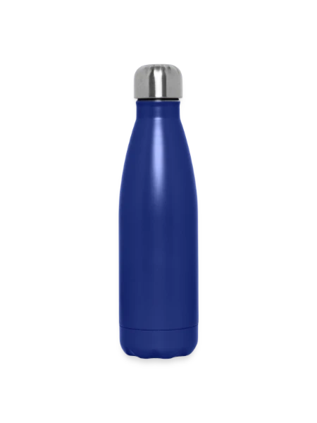 Insulated Water Bottle 500 ml - dark blue  - Back