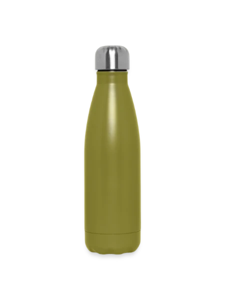 Thermosflasche 500 ml - Olivgrün  - Hinten