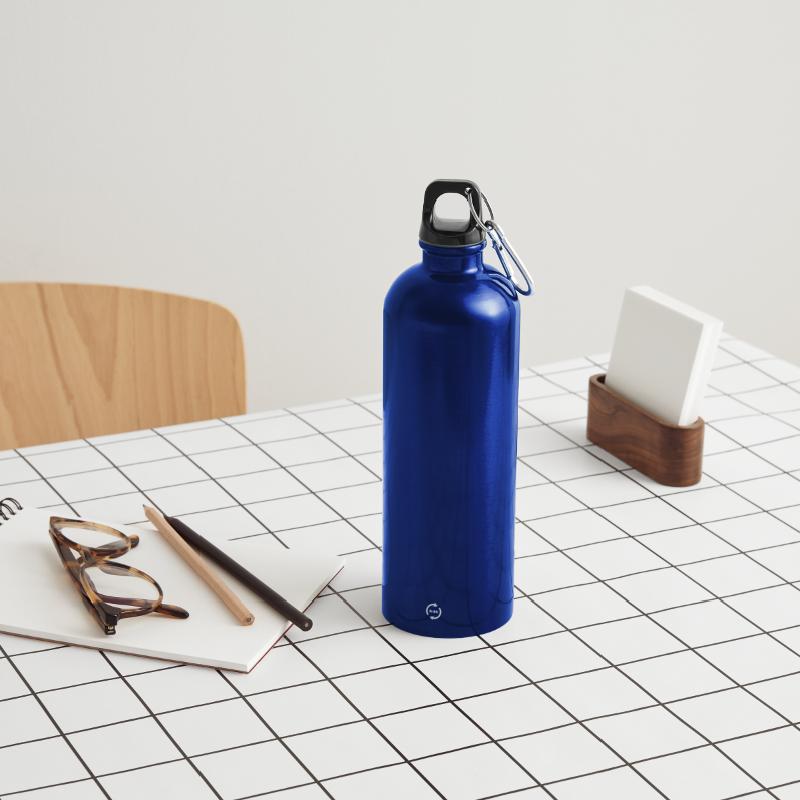 Water Bottle with carabiner 750 ml