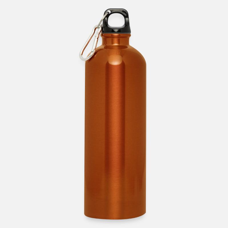 METALLIC vattenflaska med karbinhake 750 ml