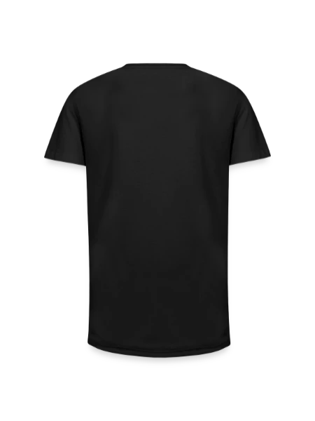 T-shirt coupe longue homme - noir - Dos
