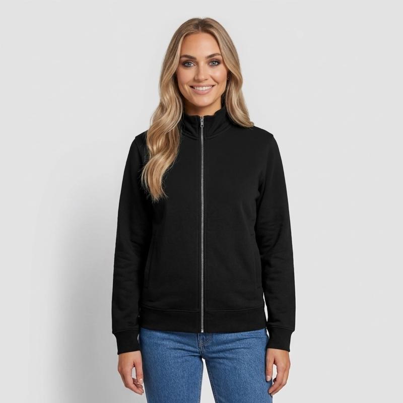 Felpa unisex con zip in cotone biologico di Stanley/Stella
