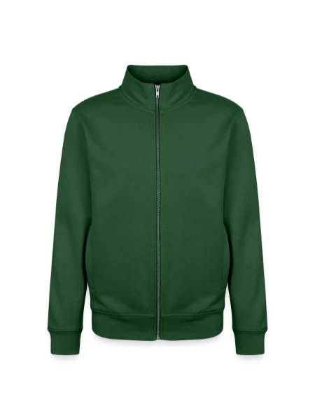 Unisex Organic Zip Sweatshirt von Stanley/Stella - Flaschengrün - Vorne