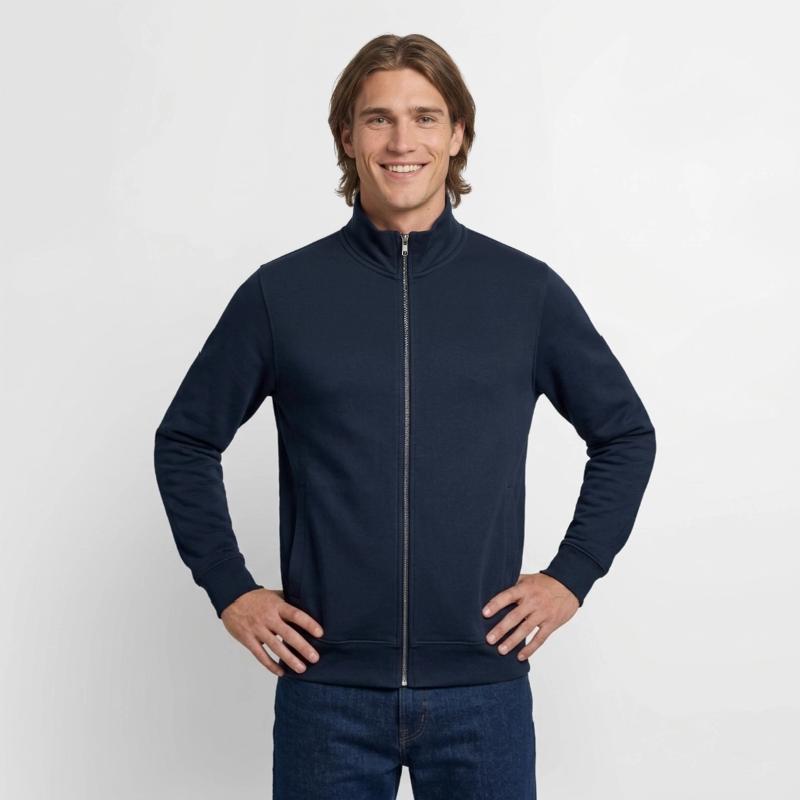 Felpa unisex con zip in cotone biologico di Stanley/Stella