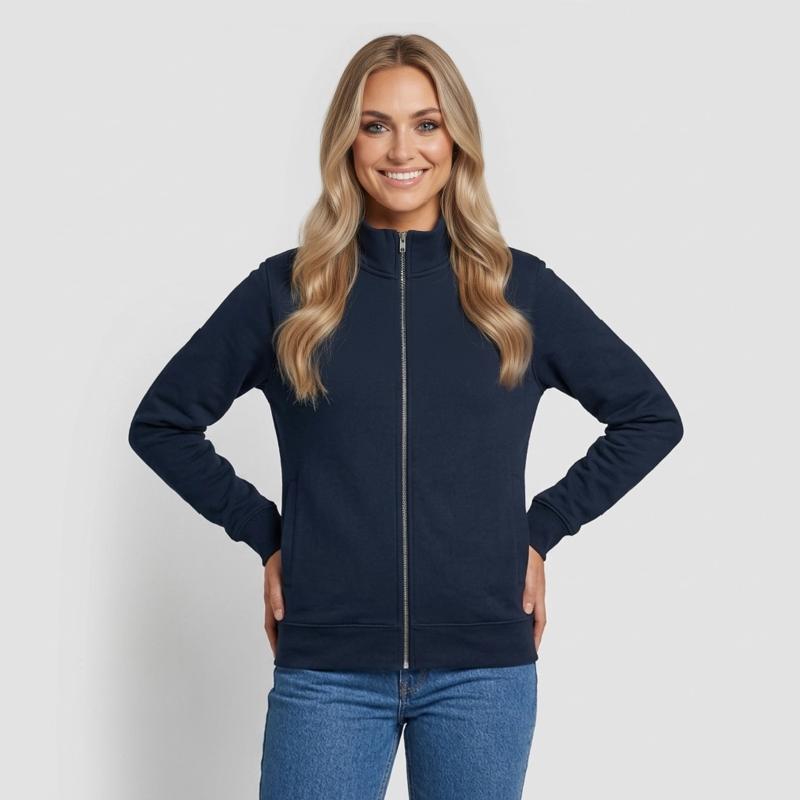 Felpa unisex con zip in cotone biologico di Stanley/Stella