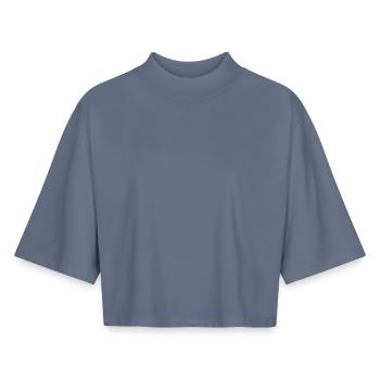 T-shirt donna boxy riciclata a maniche a mezza lunghezza di Stanley/Stella