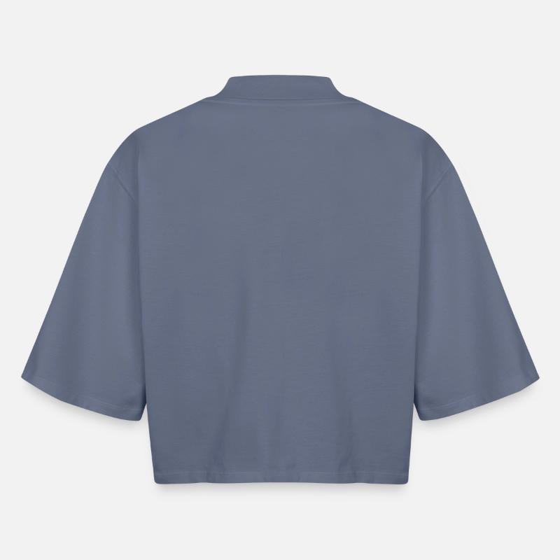 T-shirt donna boxy riciclata a maniche a mezza lunghezza di Stanley/Stella