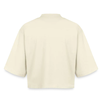 Boxy Women's Recycled 1/2 Sleeved T-Shirt by Stanley/Stella - soft Ecru - Back - AI Model Female 172 dark (172cm)