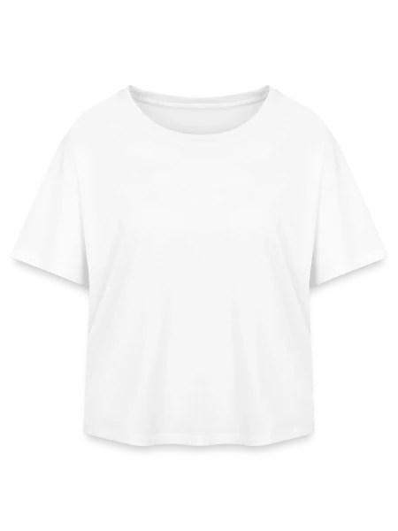Relaxed Fit Women's Modal Cotton T-Shirt by Stanley/Stella - white - Front