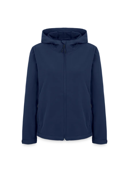 Women’s Recycled Softshell Jacket by Stanley/Stella - navy - Front