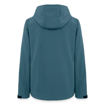 Veste softshell femme recyclée Stanley/Stella - bleu pétrole foncé - Dos - AI Model Female 172 light (172cm)