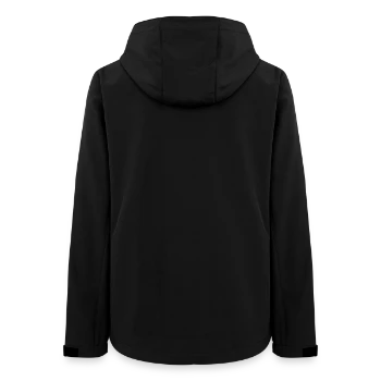 Women’s Recycled Softshell Jacket by Stanley/Stella - black - Back - AI Model Female 172 light (172cm)