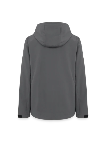 Veste softshell femme recyclée Stanley/Stella - charbon - Dos