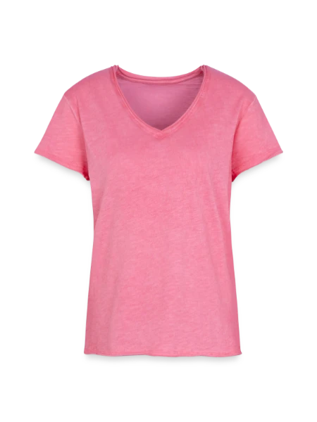 Frauen Vintage T-Shirt - Altrosa - Vorne
