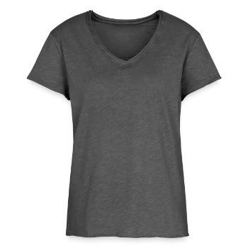 Frauen Vintage T-Shirt - Vintage Schwarz - Vorne - AI Model Female 172 light (172cm)
