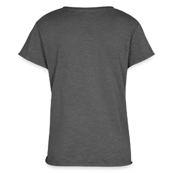 Frauen Vintage T-Shirt - Vintage Schwarz - Hinten - AI Model Female 172 light (172cm)