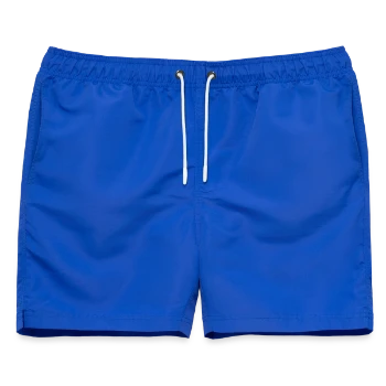 Männer Badeshorts - Royalblau - Vorne - AI Model Male 178 light (178cm)
