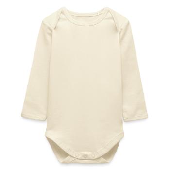 Baby langærmet body i økologisk bomuld