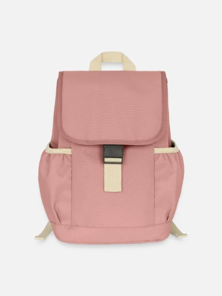 Kids’ Recycled Backpack - canyon pink - Front