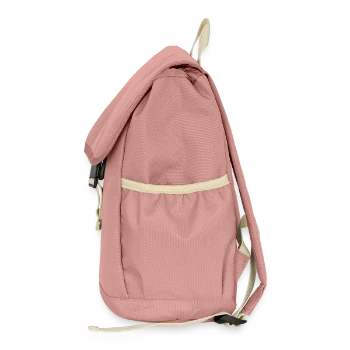 Kids’ Recycled Backpack - canyon pink - Left