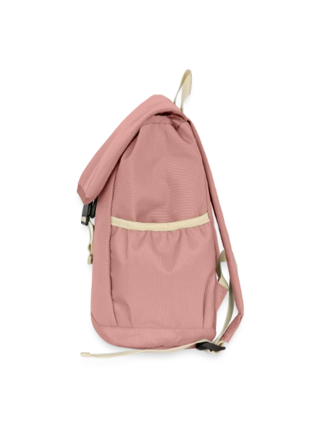 Kinder Recycelter Rucksack - Altrosa - Links