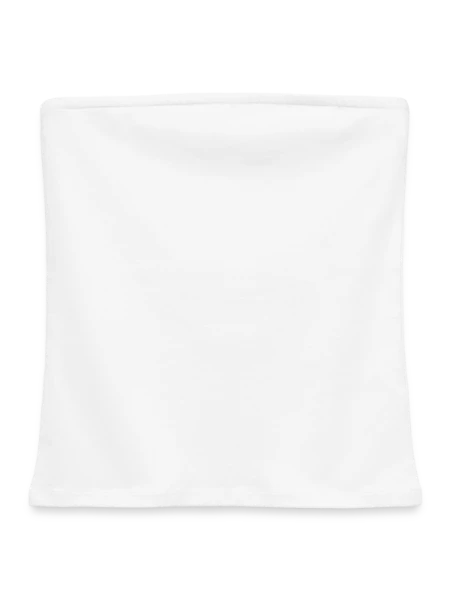 Women's Organic Bandeau Top - white - Front