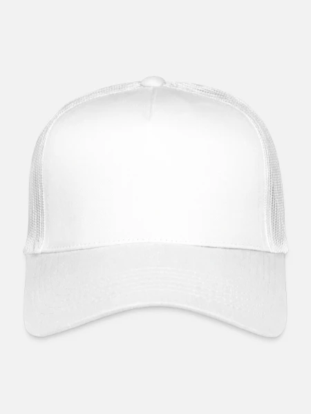 Kids’ Trucker Cap - white - Front