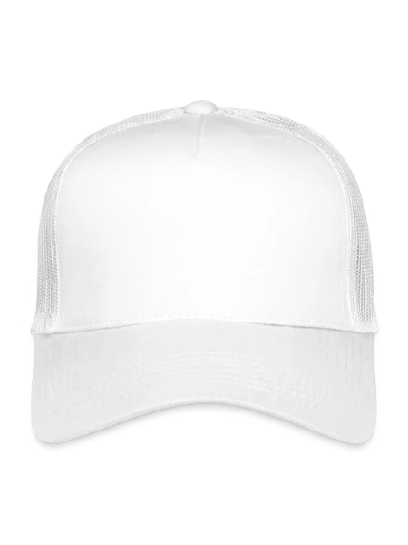 Kids’ Trucker Cap - white - Front
