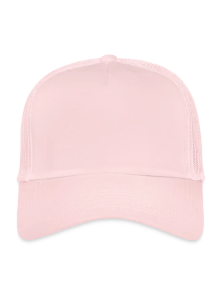 Kids’ Trucker Cap - pale pink - Front