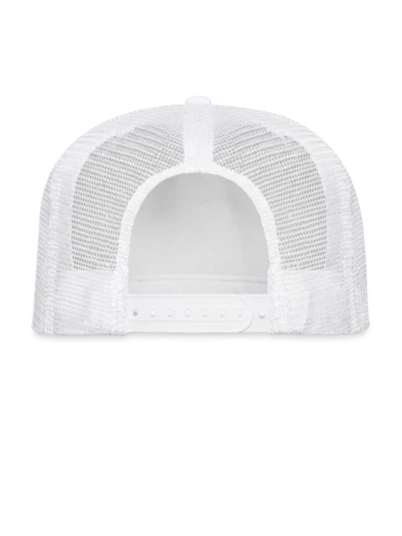 Kids’ Trucker Cap - white - Back