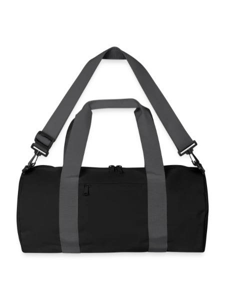 Recycled Duffel Bag - black/graphite grey - Front