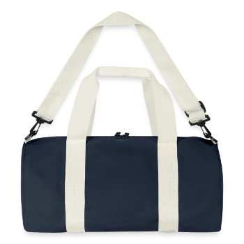 Recycelte Duffel Bag - Marineblau/Offwhite - Hinten