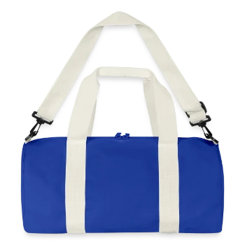 Recycled Duffel Bag - bright royal/off white - Back