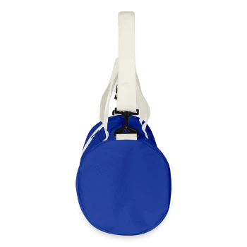 Recycled Duffel Bag - bright royal/off white - Left