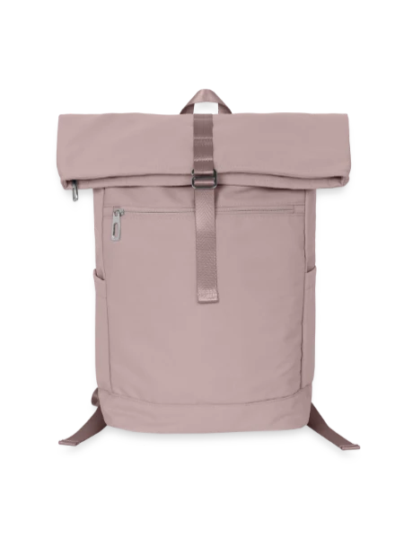 Laptop Backpack - old pink  - Front