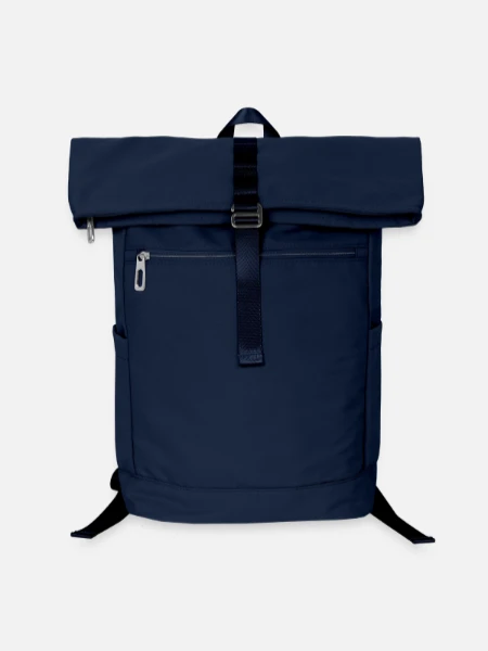 Laptop Backpack - navy - Front