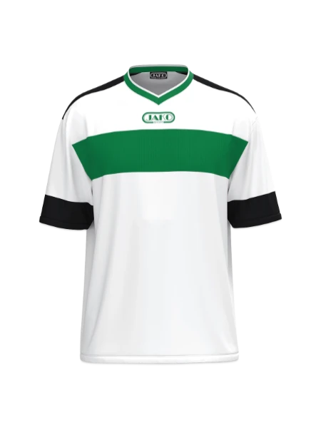 JAKO Trikot Club 92 - weiß/sportgrün/schwarz - Vorne