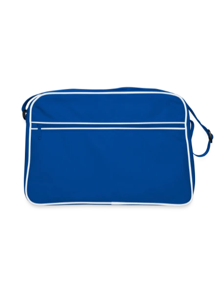 Retro Bag - blue/white - Front