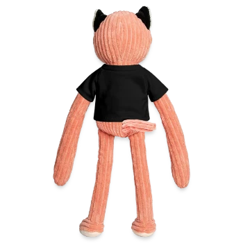 Plüschtier Fuchs 36 cm mit T-Shirt - Schwarz - Hinten