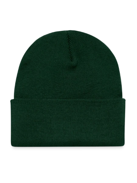 Bonnet enfant en polyester recyclé avec patch - vert bouteille - Dos