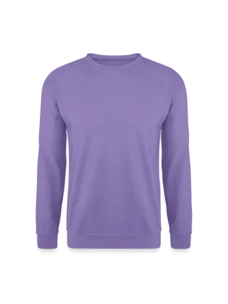 Sweat-shirt Unisexe - lavande - Devant