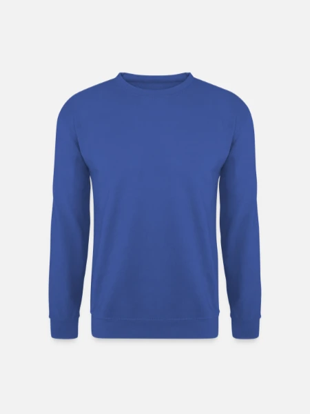 Sweat-shirt Unisexe - bleu royal - Devant