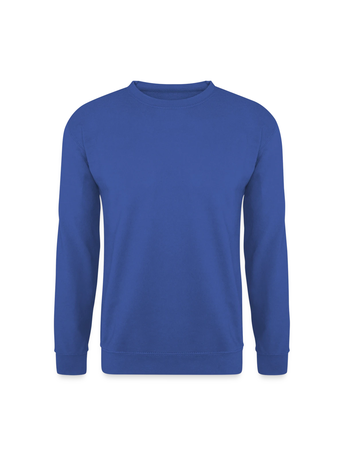 Sweat-shirt Unisexe - bleu royal - Devant