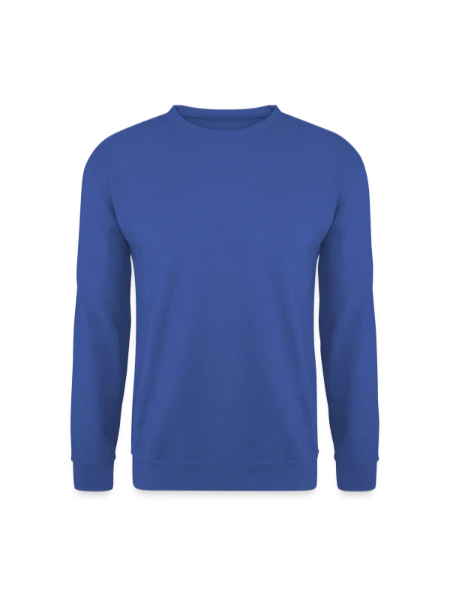 Sweat-shirt Unisexe - bleu royal - Devant