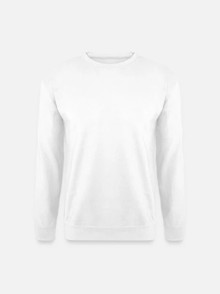Unisex Pullover - Weiß - Vorne