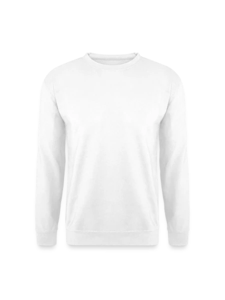 Unisex Pullover - Weiß - Vorne